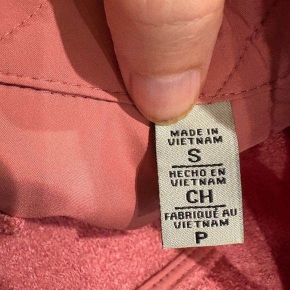 Levi’s cropped shaket jacket pink wool blend sz S - Picture 7 of 8